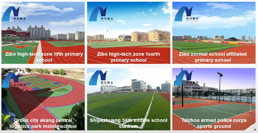 New Safety and Environmentally 5: 1 Pavement Materials Courts Sports Surface Flooring Athletic Running Track