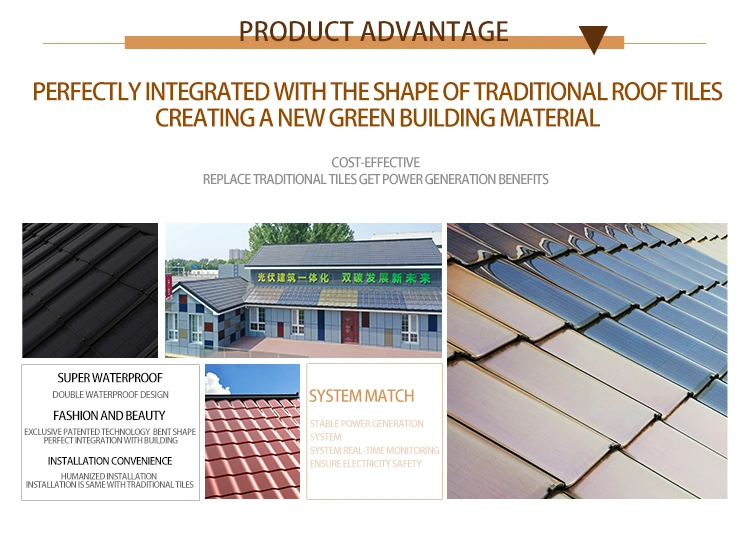 Transparent Solar Cells Transparent Terracotta Solar Roof Tiles Panels for Pergola